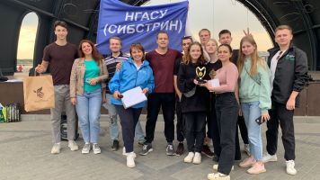 Студенты ИЭФ НГАСУ (Сибстрин) – обладатели «Кубка-чистоты 2023» по результатам акции «Берег добрых дел»