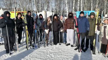Студенты НГАСУ (Сибстрин) приняли участие во всероссийской гонке «Лыжня России»