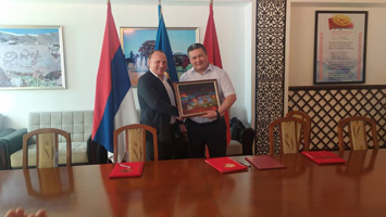 Ректор НГАСУ (Сибстрин) Юрий Сколубович посетил с рабочим визитом Киргизию