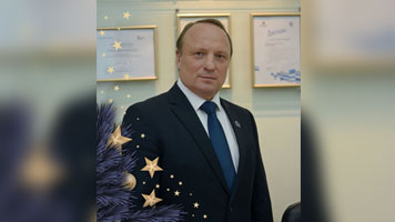 Поздравление ректора НГАСУ (Сибстрин) Юрия Сколубовича с Новым годом