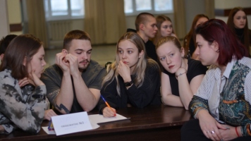 В преддверии Татьяниного дня прошла интеллектуальная игра для студентов общежитий