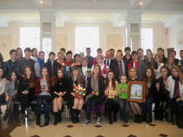 Ректор НГАСУ (Сибстрин) встретился со школьниками своего родного города