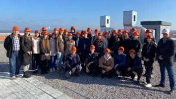 Студенты института строительства посетили СКИФ – самый уникальный строящийся объект в регионе