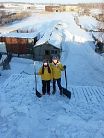 Бойцы студотрядов университета – в составе «Снежного десанта» Новосибирской области
