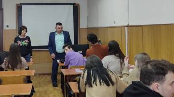 Студенты встретились с представителем компании ООО «НТГМ»