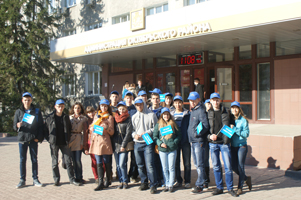 Студенты университета приняли участие в молодежной социальной акции «Трудовой десант» 