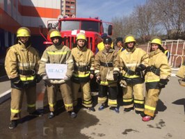 Студенты Сибстрина приняли участие в соревнованиях молодежных добровольных пожарных дружин вузов Новосибирска