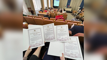 Студенты ИЭФ отмечены Благодарственными письмами от администрации Центрального округа Новосибирска