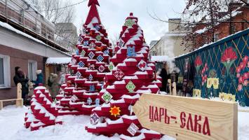 Студенты НГАСУ (Сибстрин) подарили городу «Новогоднюю арт-резиденцию»