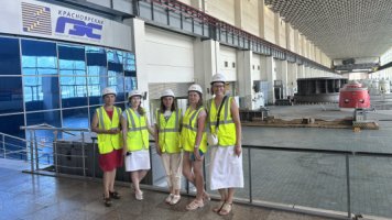 Преподаватели кафедры ГТСБЭ НГАСУ (Сибстрин) посетили Красноярскую ГЭС