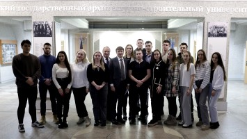 Президент НОСТРОЙ Антон Глушков встретился с новым набором кафедры Минстроя НГАСУ (Сибстрин)