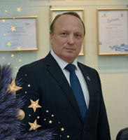 Поздравление ректора НГАСУ (Сибстрин) Юрия Сколубовича с наступающим Новым годом!