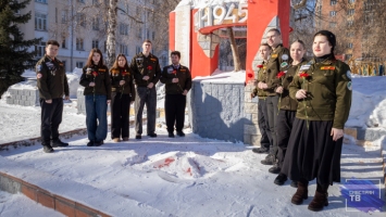 Студотрядовцы почтили память павших воинов-сибстриновцев 