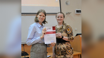 Представительница Сибстрина успешно выступила на Межвузовской научно-практической конференции, посвященной физической культуре и воспитанию личности