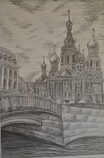 Акварельно-графическая практика в г. Санкт-Петербург