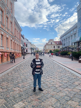 Пешеходная улица Советска, центр Гродно