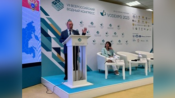 Ректор НГАСУ (Сибстрин) Юрий Сколубович принимает участие в работе Всероссийского водного конгресса