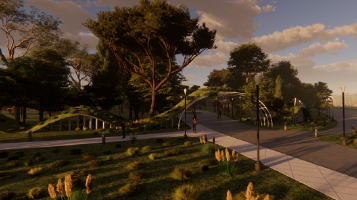 Новосибирцы выбрали проект «Дыхание леса» студентки НГАСУ (Сибстрин) Ксении Скориковой лучшим вариантом оформления входной группы для заельцовского дендропарка