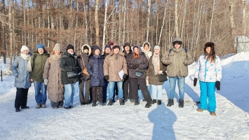 Студентов Сибстрина познакомили с уникальной природой Дендропарка