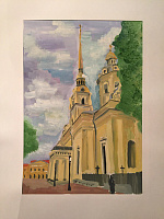 Акварельно-графическая практика в г. Санкт-Петербург