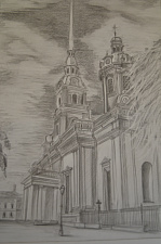 Акварельно-графическая практика в г. Санкт-Петербург