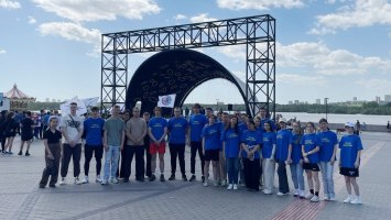 Студенты Сибстрина пробежали региональный этап всероссийской эстафеты «Огонь жизни» в поддержку донорства костного мозга