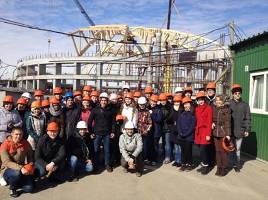 Студенты строительного факультета смогли побывать на уникальной стройке 