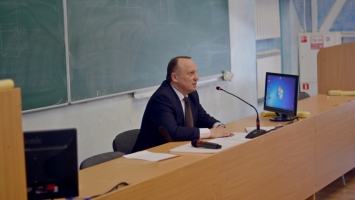 Состоялась традиционная встреча ректора Юрия Сколубовича со студентами