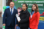 АСОНО подарила ценные призы студентам Сибстрина