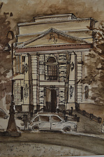 Акварельно-графическая практика в г. Санкт-Петербург