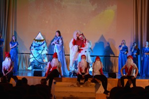 В НГАСУ (Сибстрин) прошел новогодний концерт для сотрудников, студентов и ветеранов