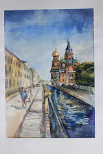 Акварельно-графическая практика в г. Санкт-Петербург