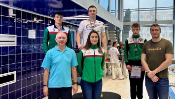 Студент Сибстрина Егор Березовский завоевал золотую, серебряную и бронзовые медали на Кубке Новосибирской области по подводному спорту